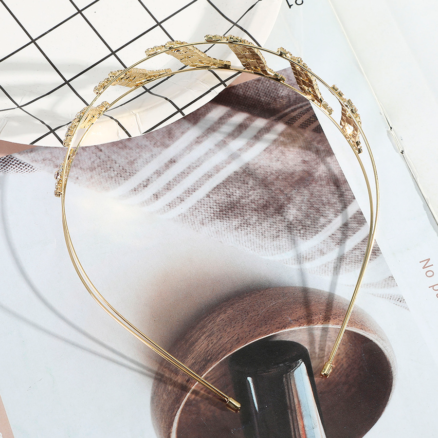 Băng đô hợp kim đính đá lấp lánh phong cách Hàn Quốc