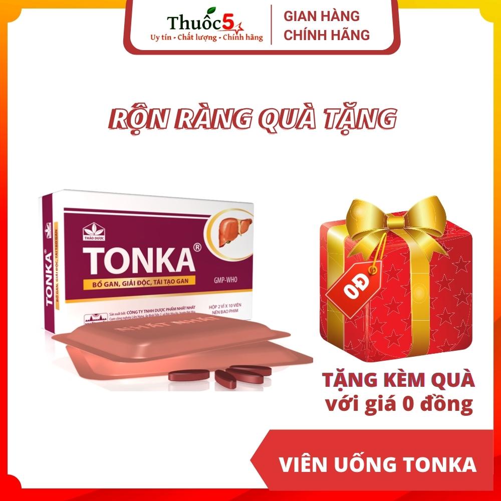 [GIÁ GỐC] Viên uống Tonka hỗ trợ bảo vệ gan - Hộp 20 viên