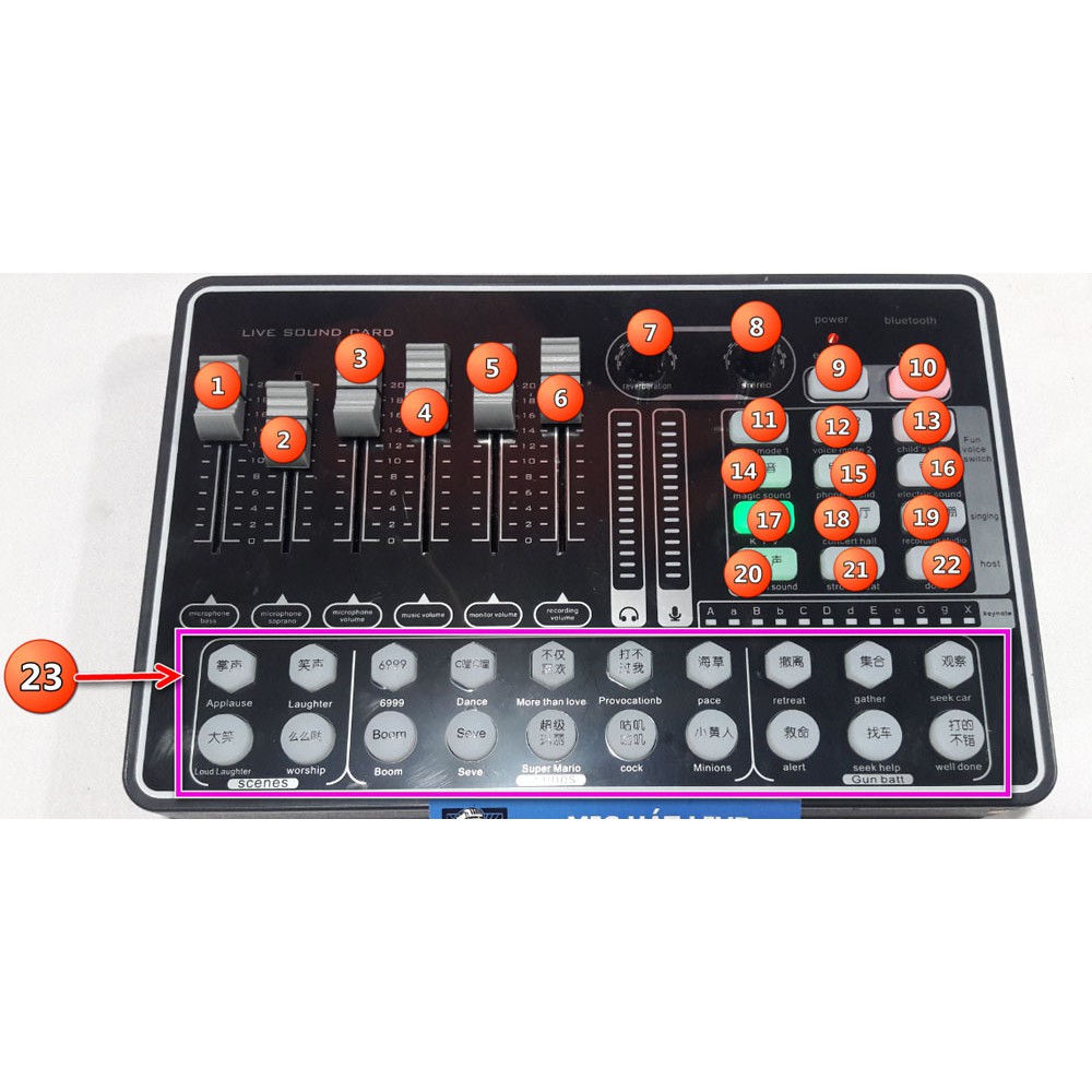 SOUND CARD K9 - H9 CHÍNH HÃNG - MỚI 2020 AUTOTUNE - BLUETOOTH - GIÁ RẺ NHẤT
