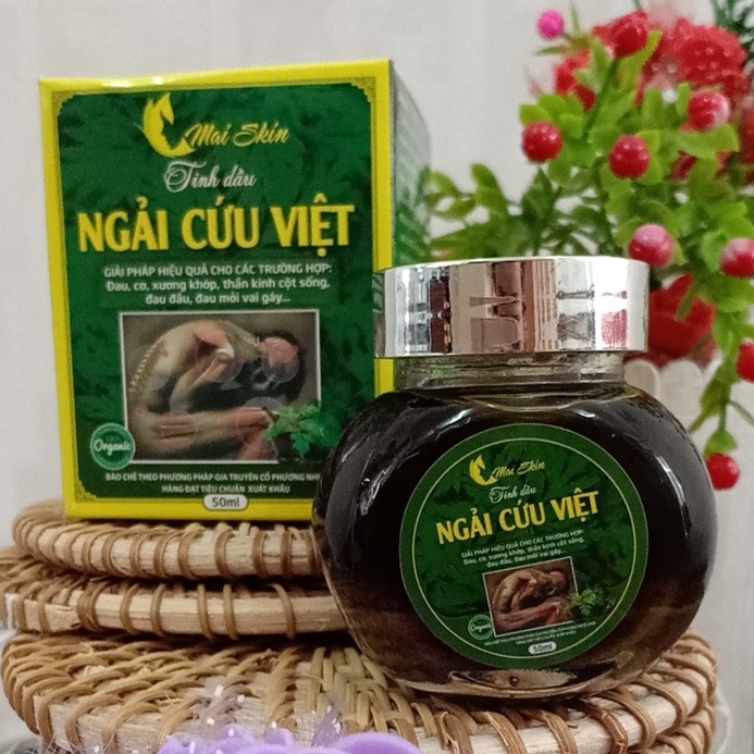 Tinh Dầu Ngải Cứu Việt – Hỗ trợ giảm đau thoái hóa khớp, tê bì chân tay, đau lưng, đau dây thần kinh mạn tính (180ml)