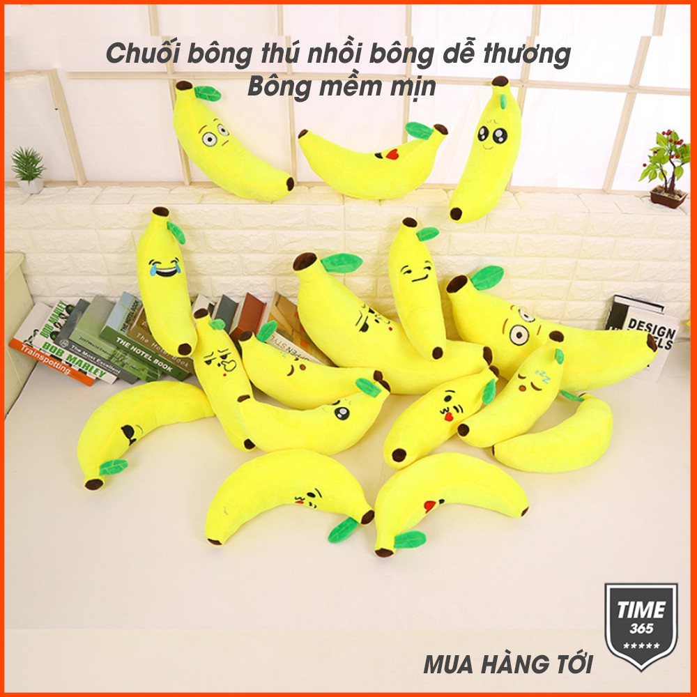 Chuối bông thú nhồi bông dễ thương - Bông mềm mịn