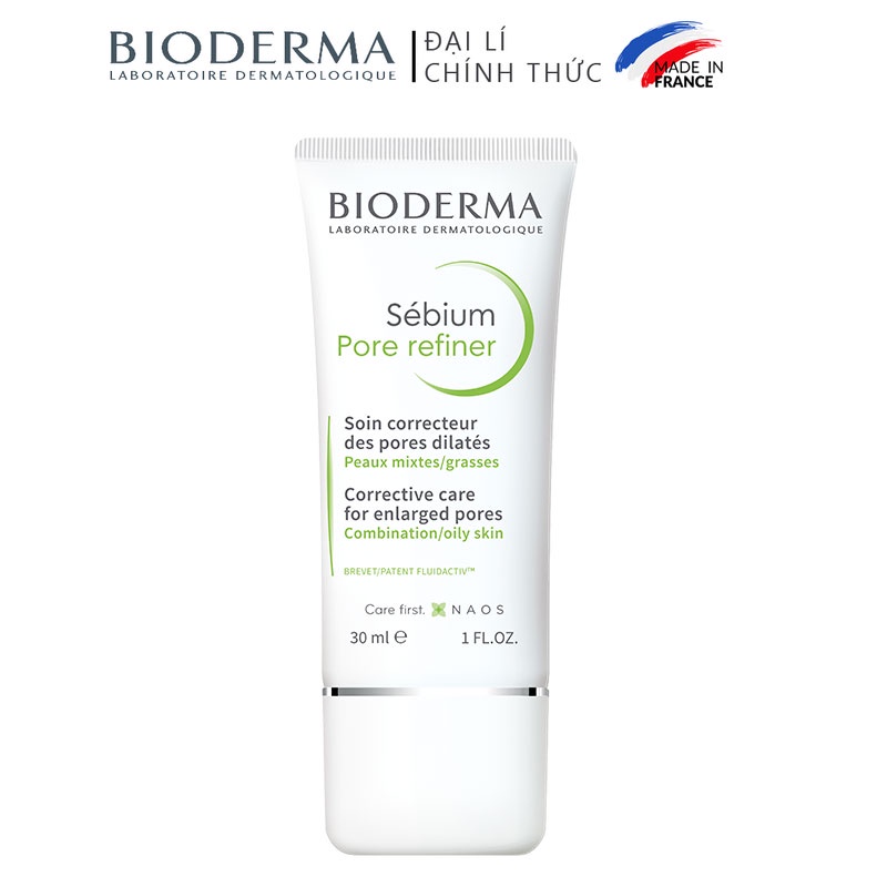 Bioderma Sebium Pore Refiner - Kem Dưỡng Kiềm Dầu - Se Khít Lỗ Chân Lông (30ml)