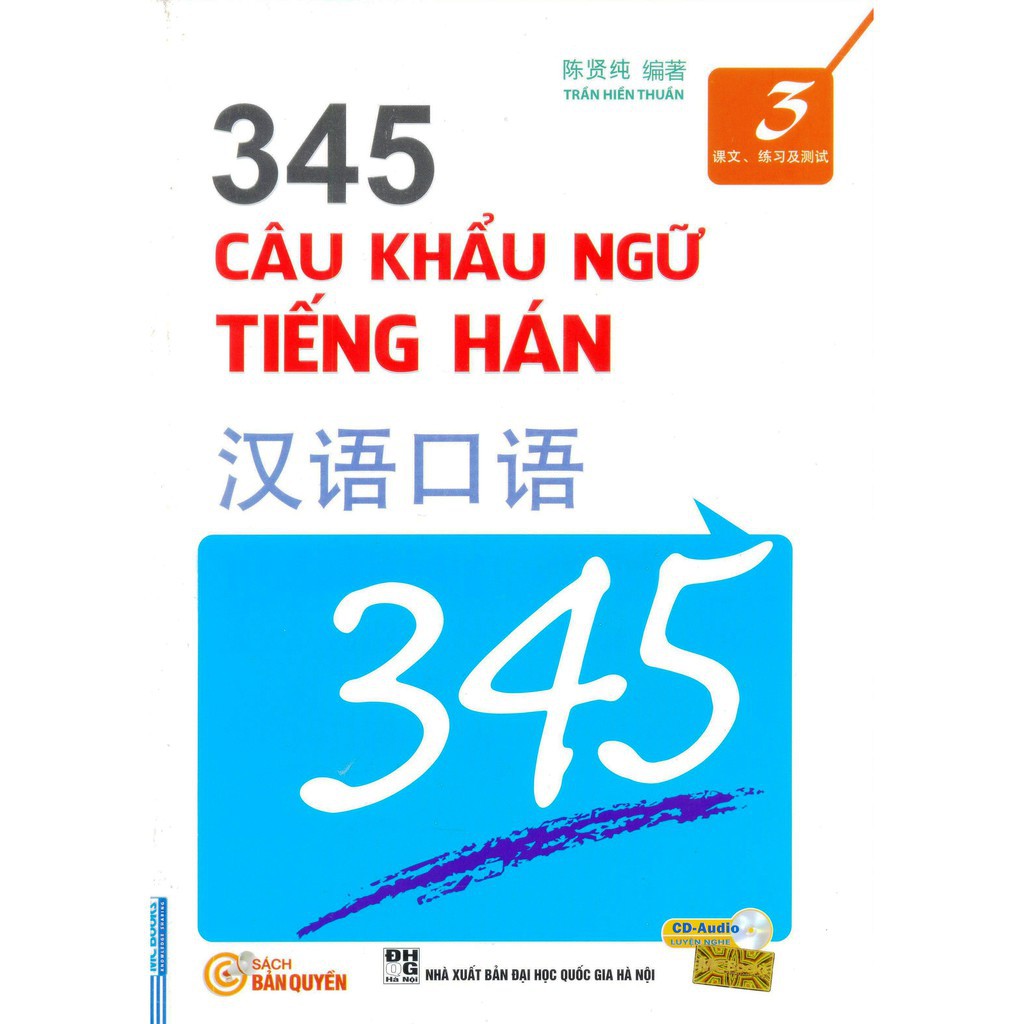 Sách - 345 Câu Khẩu Ngữ Tiếng Hán Tập 3 (Bản Tiếng Việt)