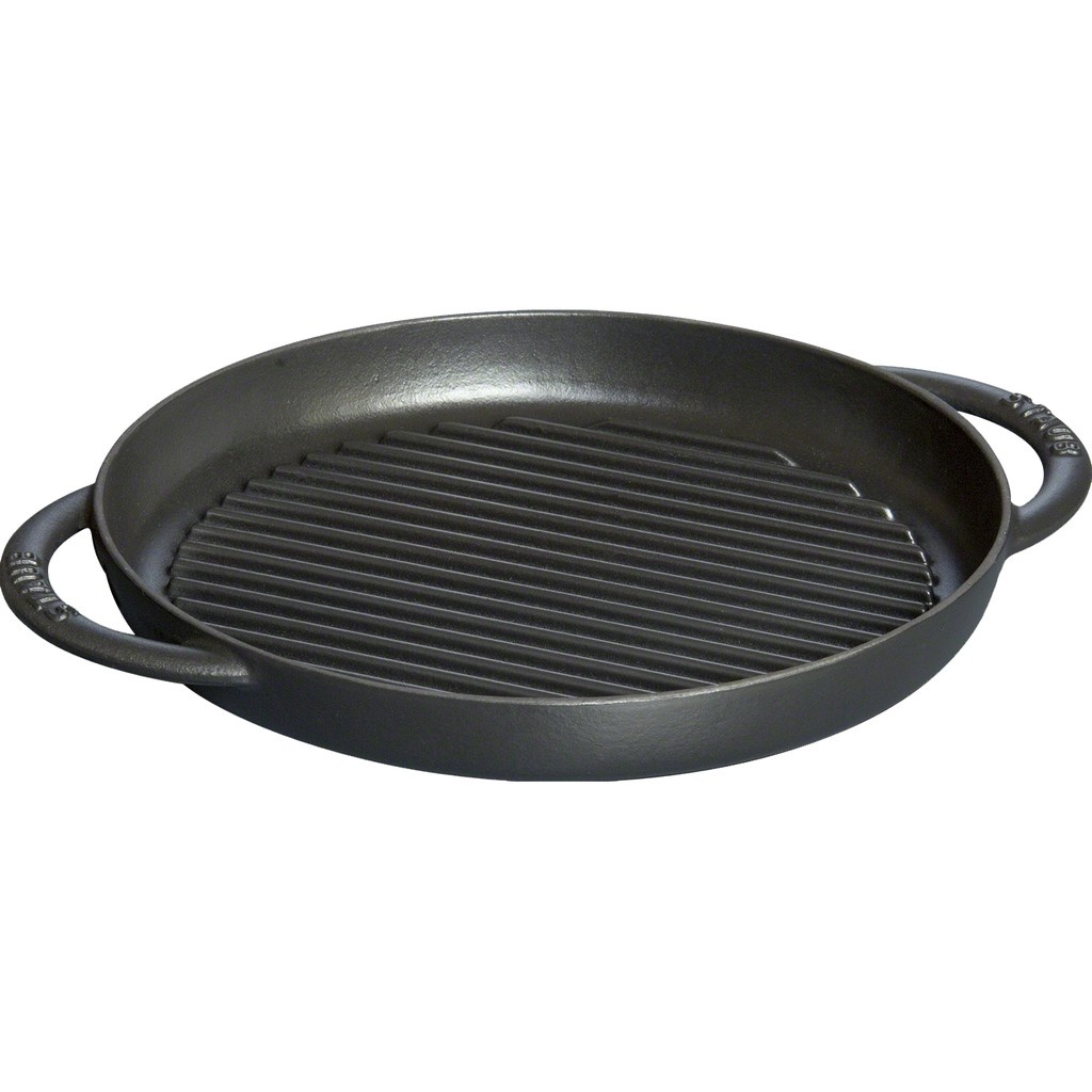 Chảo Gang Nướng Staub Màu Đen - 26 cm