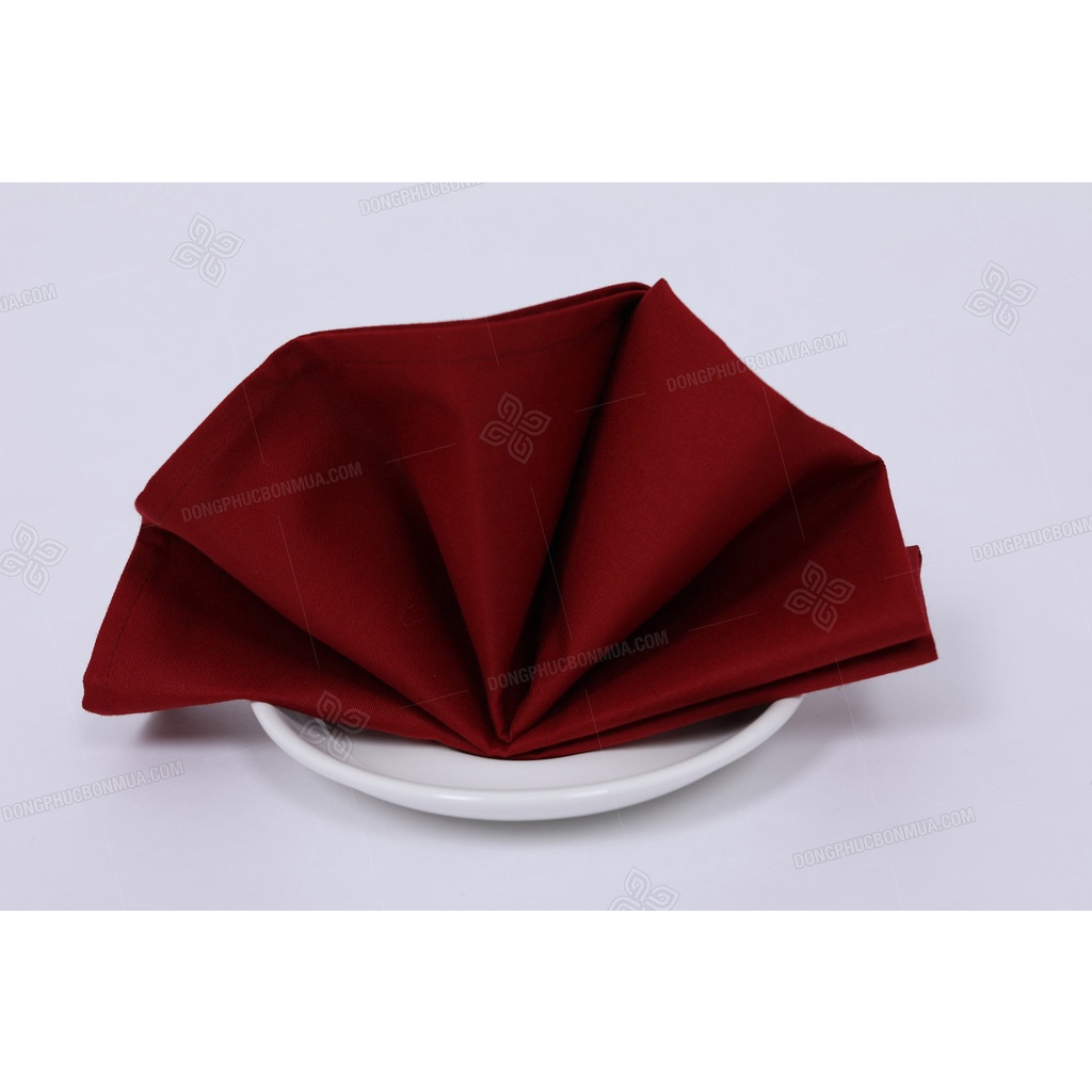 Khăn nhà hàng napkin cao cấp 100% đủ màu sẵn hàng kèm video