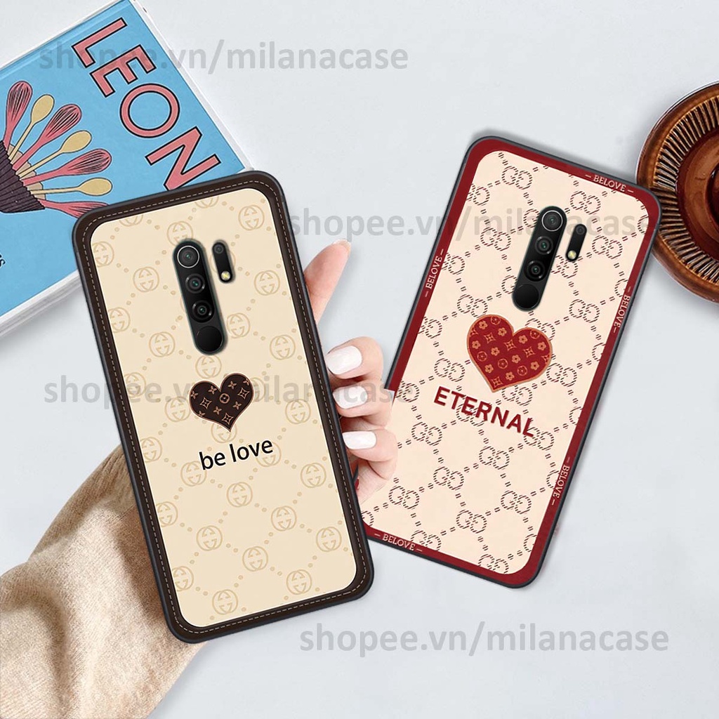 Ốp Xiaomi Redmi 9 hình trái tim be love tình yêu siêu đẹp, cá tính, thời trang