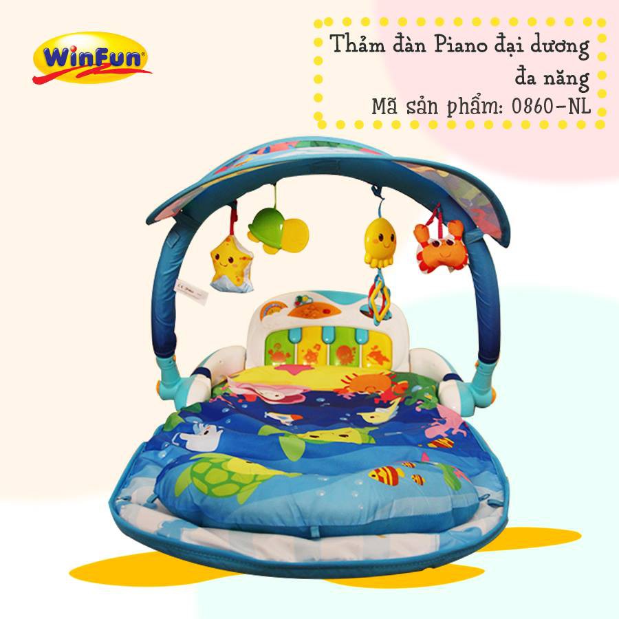 Thảm đàn piano đại dương đa năng Winfun 0860