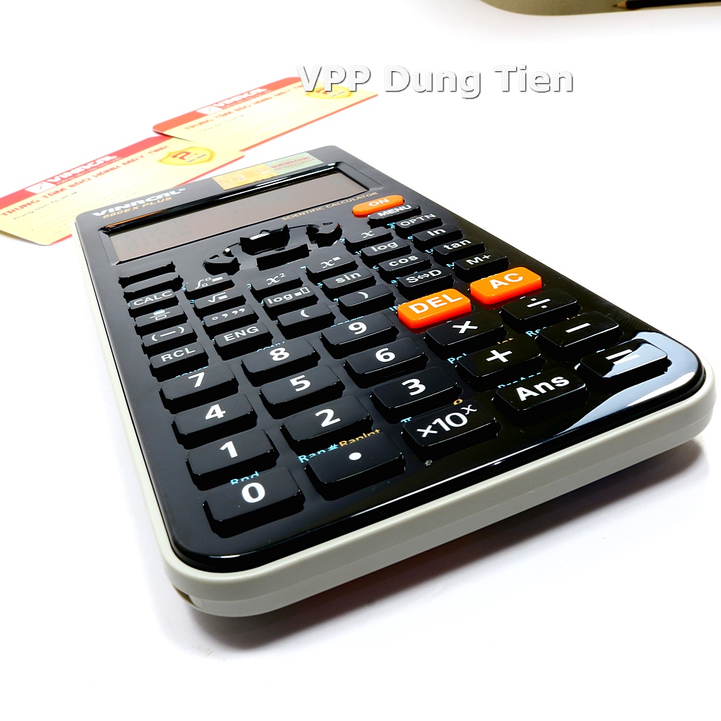 Máy tính cầm tay học sinh Vinacal 680EX PLUS, hai màu hồng/ đen- Chính hãng