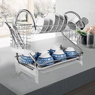 Kệ Úp Bát Inox 2 Tầng