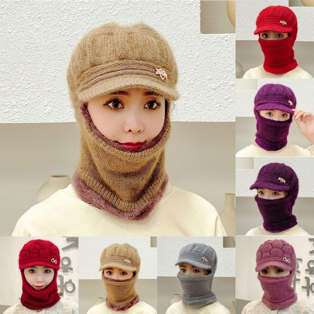 Mũ Beanie Nhung Dày Giữ Ấm Mùa Đông