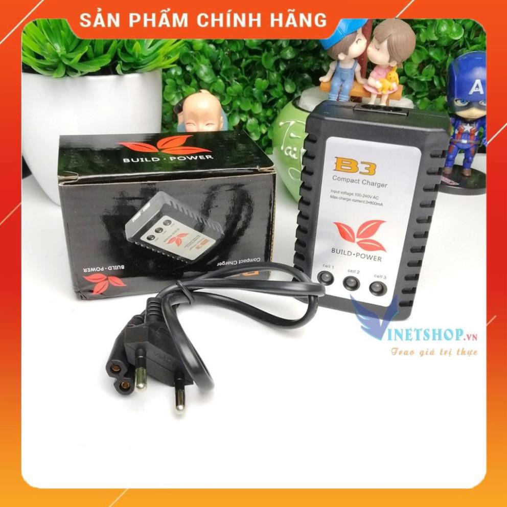 Xả Kho- Bộ sạc Pin Cân Bằng B3 Pro AC 20W dành cho Lipo Lithium 2S-3S 7.4 V 11.1 V LiPo -dc3625