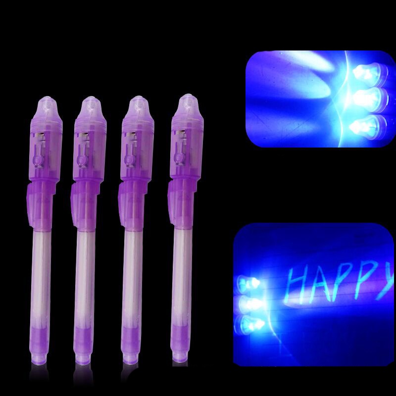 Combo 2 Cây Bút Tàng Hình Mực UV Có Đèn
