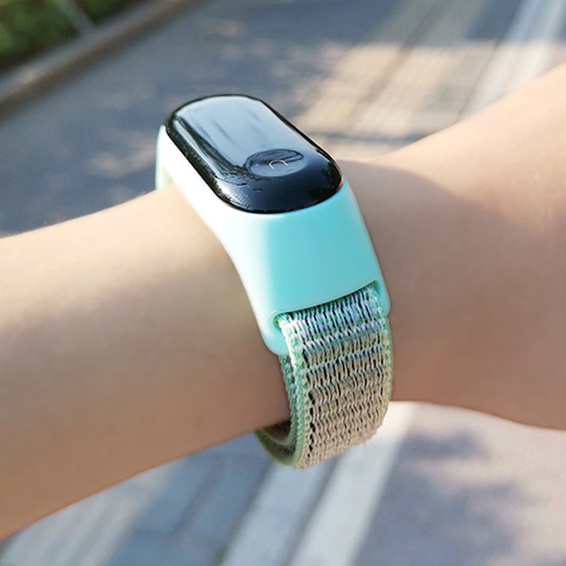 Dây Đeo Thay Thế Chất Liệu Nylon Cho xiaomi Mi band 6 7 6 5 4 3