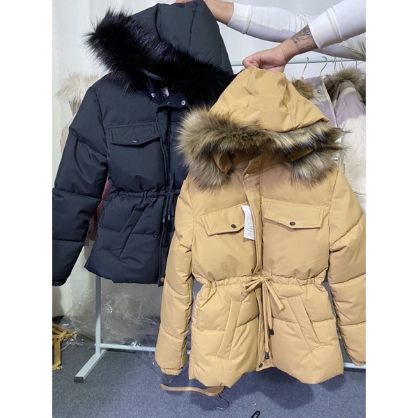 Áo phao rút eo dáng ngắn | BigBuy360 - bigbuy360.vn