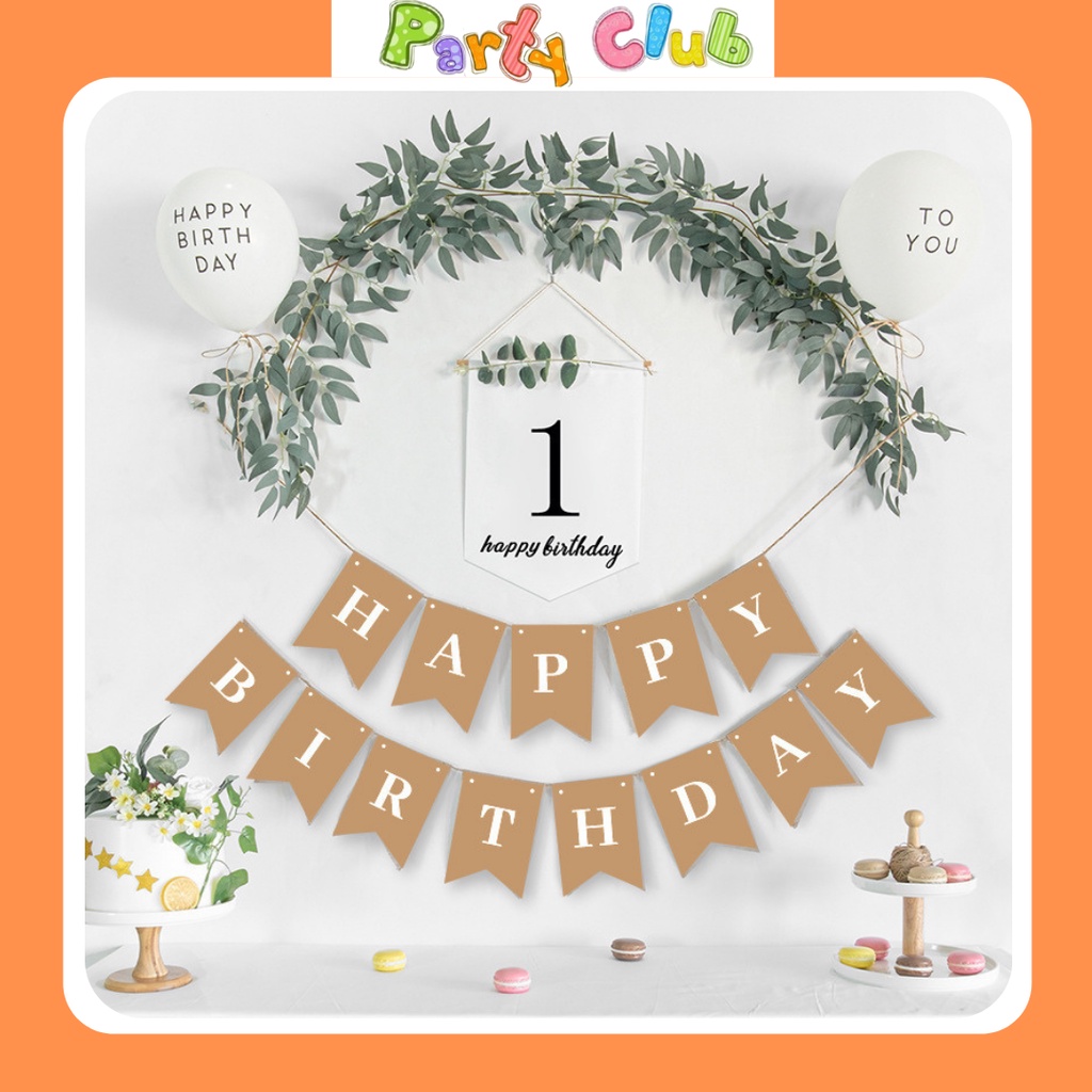 Dây lá trang trí sinh nhật - dây bạch đàn giả 185cm