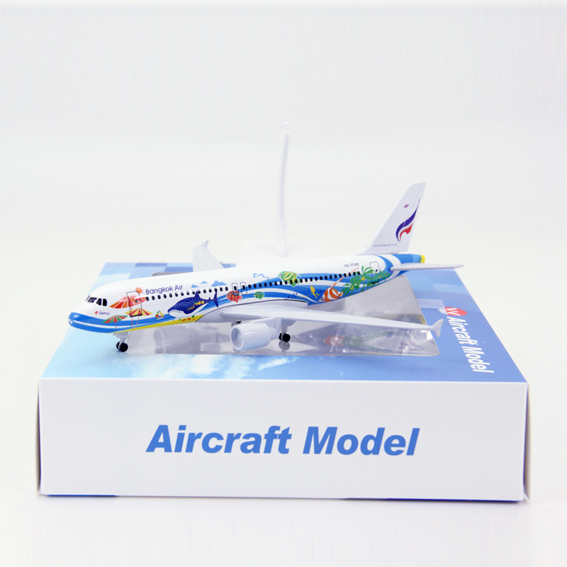 AIRCRAFT MODEL Mô Hình Máy Bay Đồ Chơi Air Bangkook A320 16cm / 20cm