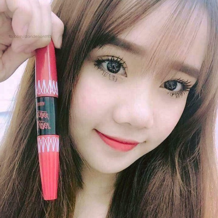 0089 MASCARA NỐI MI 2 ĐẦU SUPER MODEL 5X LONG DEEP BLACK