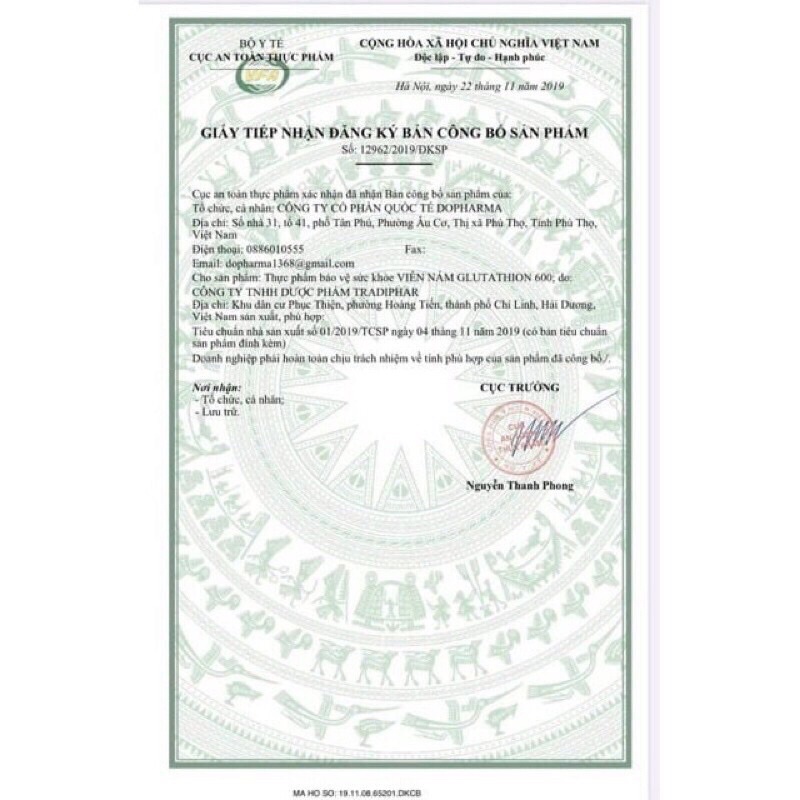 VIÊN UỐNG TRẮNG DA GLUTATHIONE 600 DR LACIR [ chính hãng] | Thế Giới Skin Care