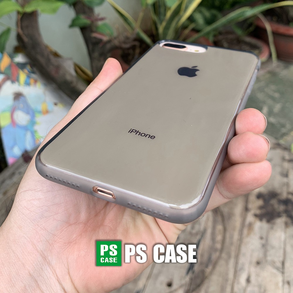 [người bán địa phương] Ốp lưng dẻo đen mờ chống sốc cao cấp dành cho iPhone 7 Plus / iPhone 8 Plus - PS Case phân phối