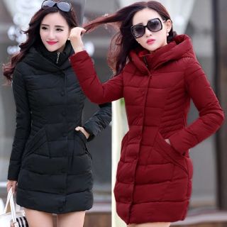 Freeship 99k TQ_Áo phao nữ dáng dài