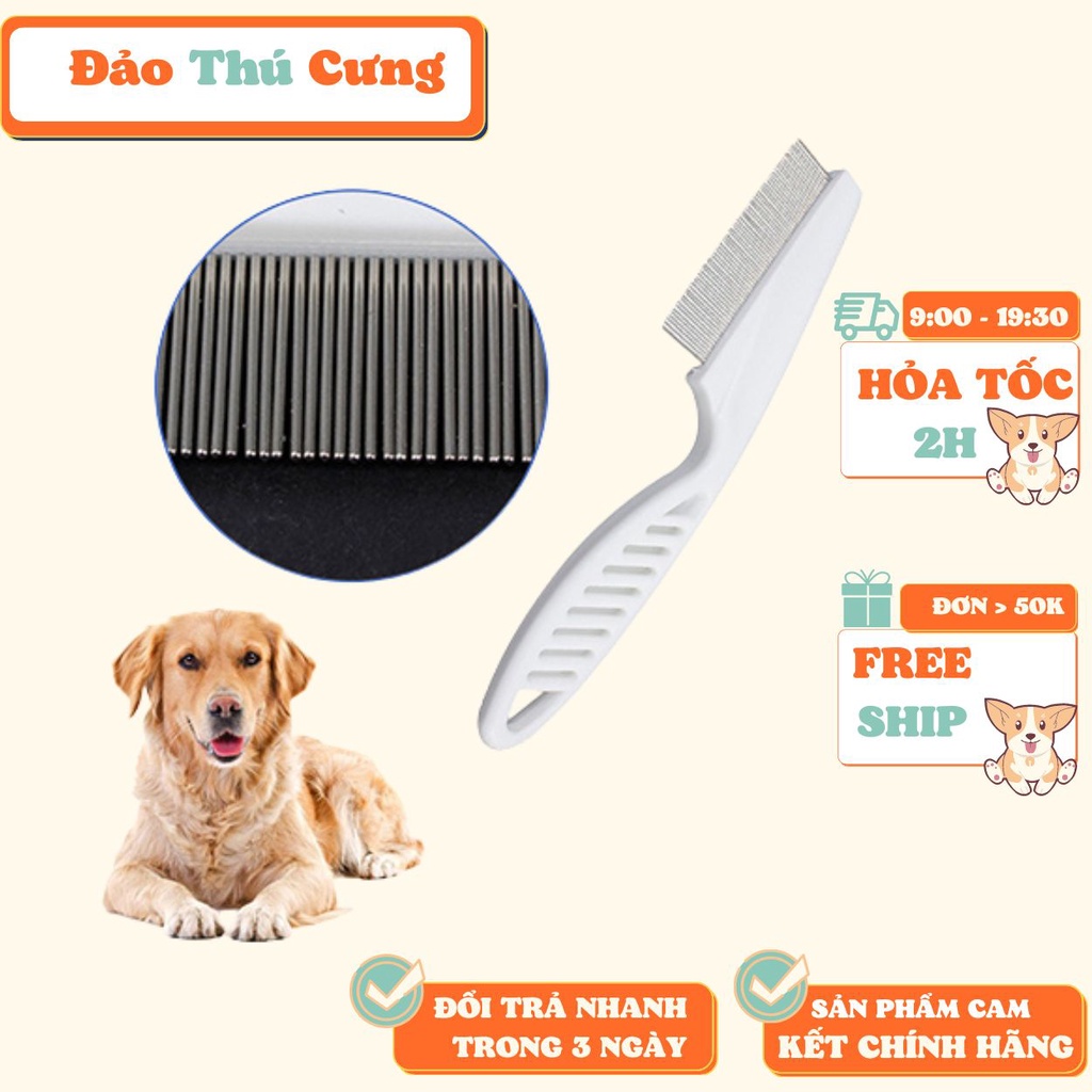 Lược chải ve rận chó mèo