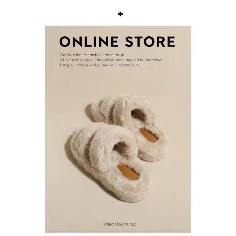 Dép Lông Xù Xinh Xắn Thời Trang Cho Nữ