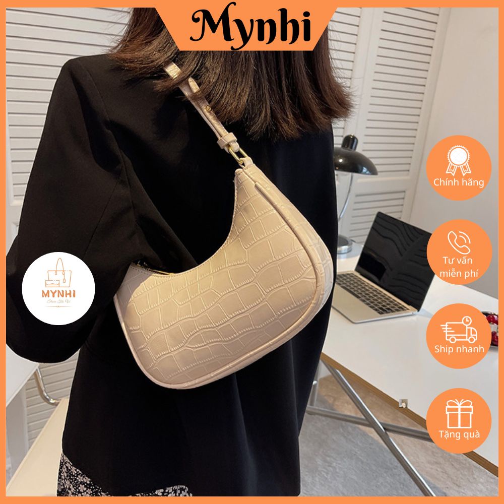 Túi kẹp nách MYNHI túi đeo chéo nữ thời trang phong cách Hàn Quốc SMN310