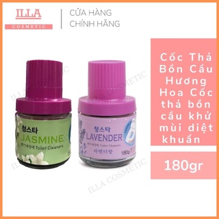 Cốc Thả Bồn Cầu Hàn Quốc khử mùi diệt khuẩn chai thả bồn cầu Hương Hoa 180gr