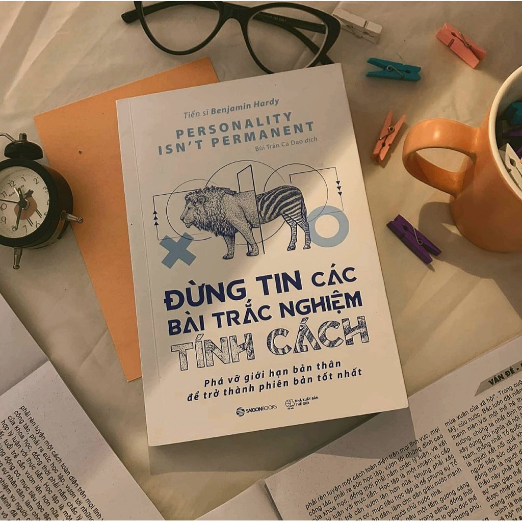 [MÃ giảm 40K]SÁCH: Đừng tin các bài trắc nghiệm tính cách (Personality isn’t permanent) - Tác giả Benjamin Hardy