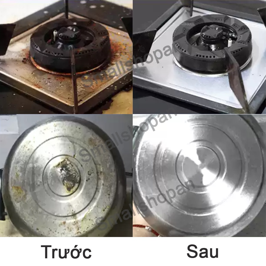 Tẩy dầu mỡ nhà bếp HT01 TVS 600ml đánh  bay dầu mỡ lưới lọc máy hút mùi, bép từ, bếp ga, chậu rửa an toàn tiện lợi.