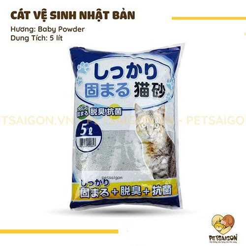 [CHÍNH HÃNG] CÁT VỆ SINH CHO MÈO NHẬT BẢN - 5L