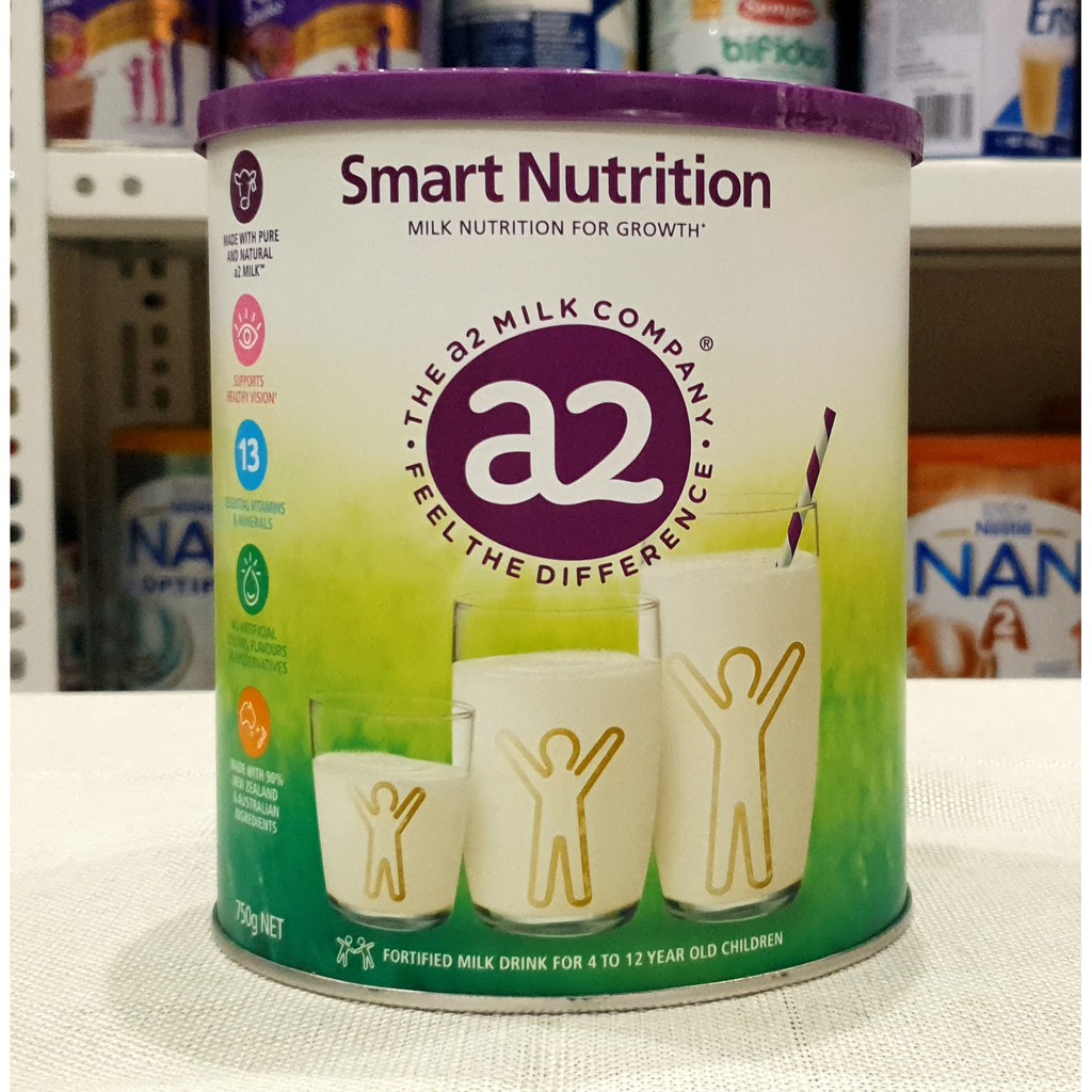 SỮA BỘT A2 SMART NUTRITION 750GR (4 -12 TUỔI)