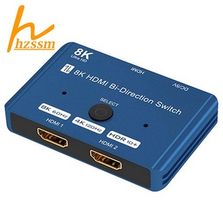 Bộ Chia Cổng HDMI 2.1 2.1 8K @ 60HZ HDR, Cho Máy Chiếu Xbox PS4 / PS5