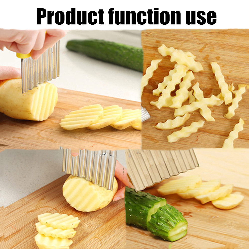 Dụng Cụ Cắt Củ Quả Hình Gợn Sóng Xinh Xắn