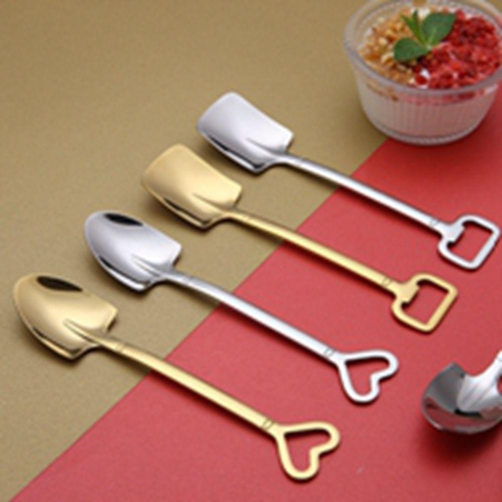 NICKOLAS Muỗng Cà Phê Bằng Thép Không Gỉ Thiết Kế Độc Đáo