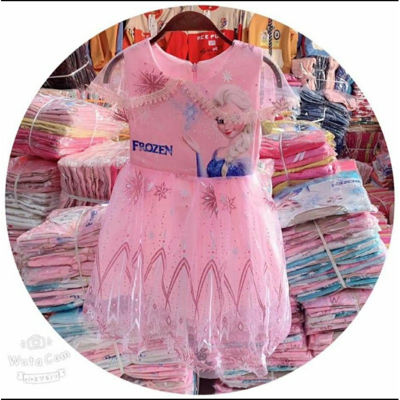 Đầm công chúa elsa cho bé