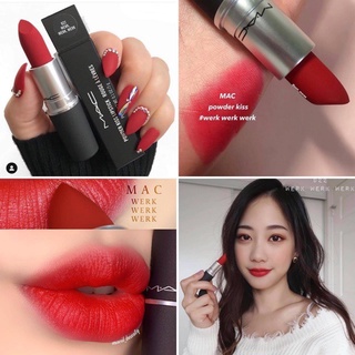 Son MAC Chính Hãng, Matte, Rettro Matte, Powder Kiss có bill bao check