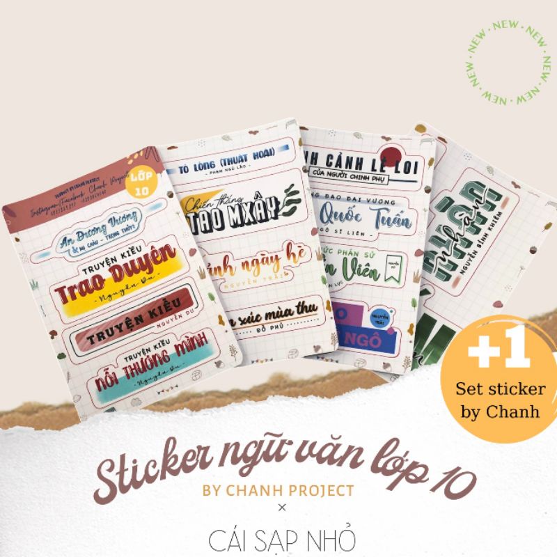 Set 16 tựa bài môn Ngữ Văn lớp 6,7,8,9,10,11,12 tiện dụng xinh xắn