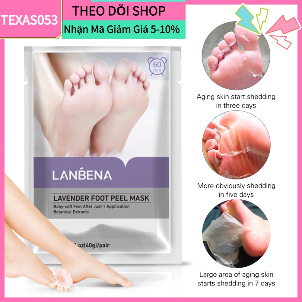 [Hàng mới về] Mặt nạ chân dạng lột giúp tẩy tế bào chết dưỡng ẩm cho da khô chai sần