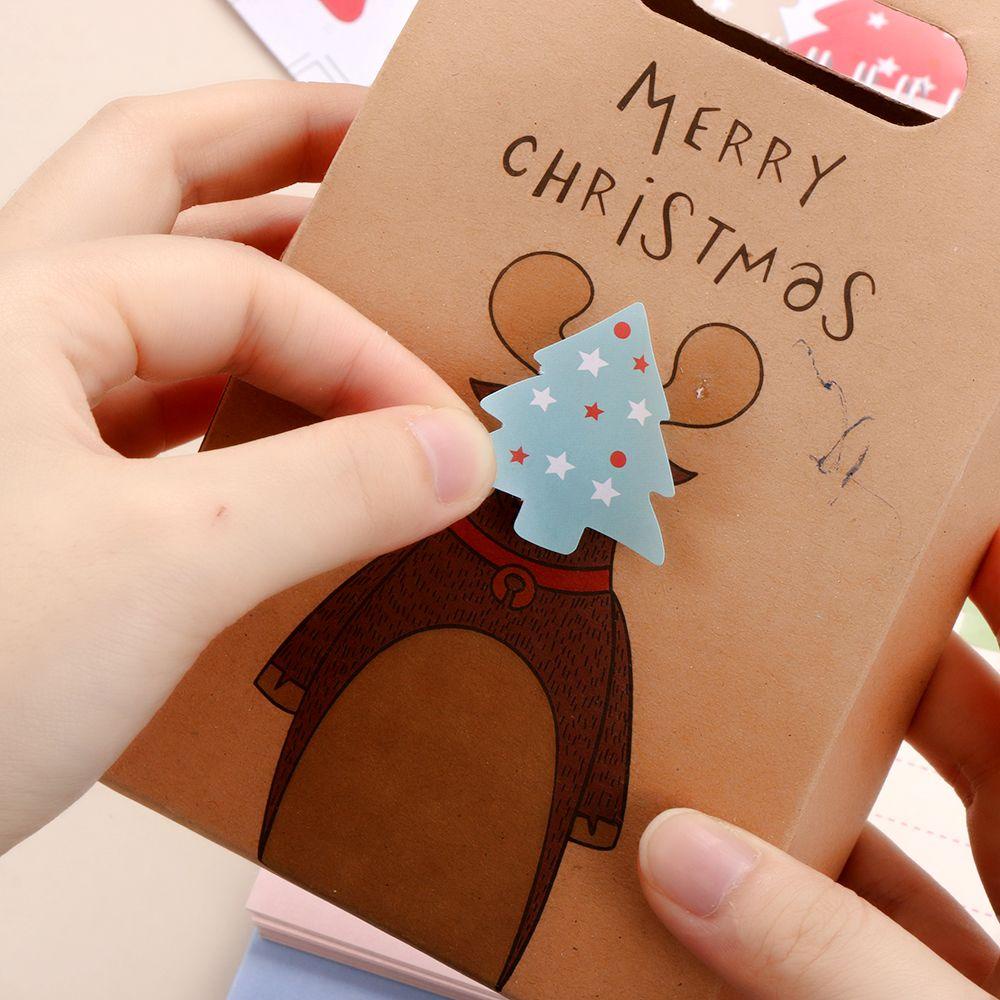 Set 100 Nhãn Dán Trang Trí Cây Thông Noel Tiện Dụng