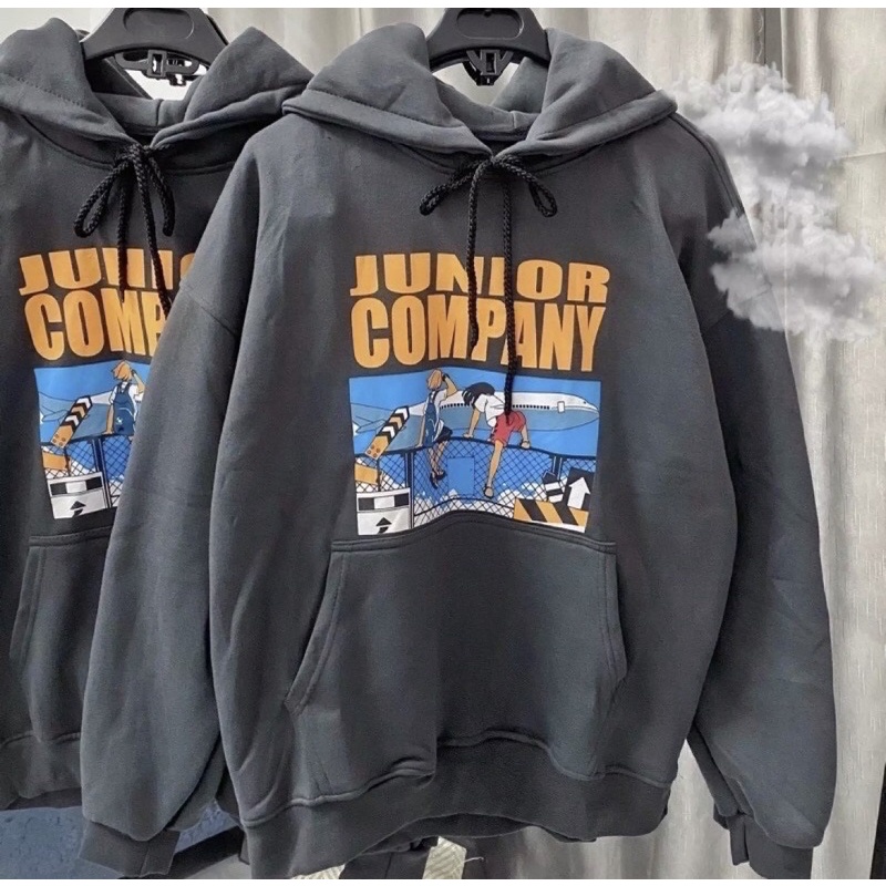 Áo khoác hoodie from rộng unisex chất nỉ ngoại dày dặn COMPANY