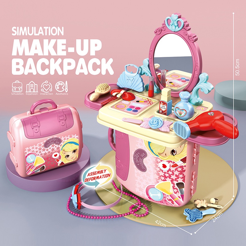 Đồ Chơi Balo Trang Điểm Cho Bé Gái Baby Makeup Bag