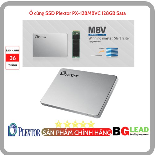 Ổ cứng SSD Plextor PX-M8VC 128|256|512|GB Sata - Chính hãng, Mai Hoàng phân phối và bảo hành toàn quốc