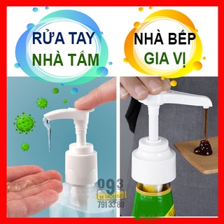 Nắp Ấn Xịt, Nắp Đậy Chai Lọ Đựng Gia Vị Nước Sốt, Nắp Chai Chiết Dung Dịch Rửa Tay