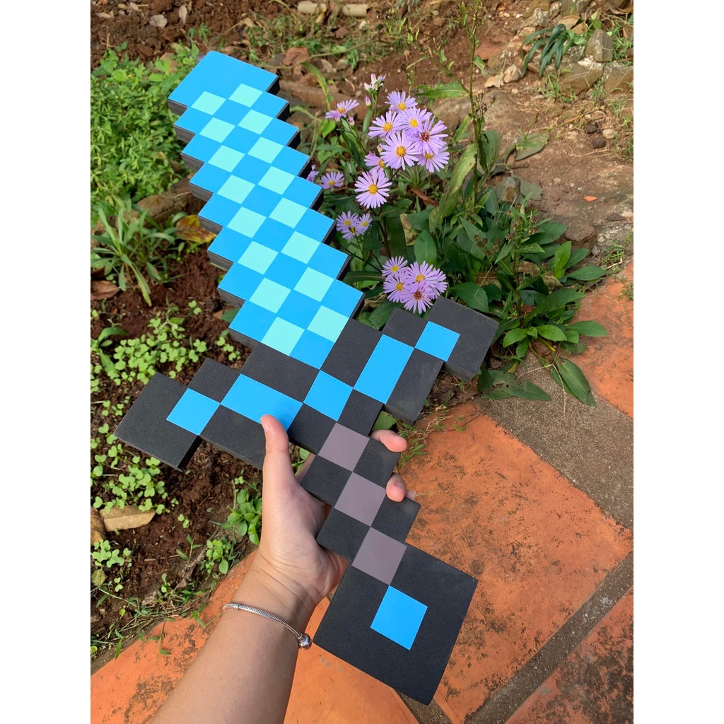 Mô hình đồ chơi minecraft bằng xốp | Baystore