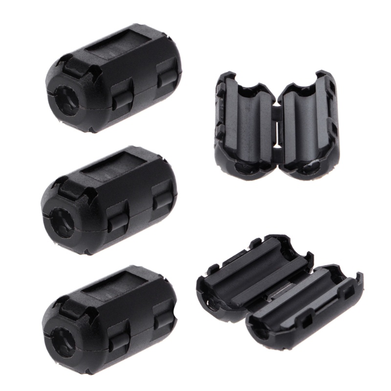 Bộ 5 Cái Vòng Kẹp 5mm Giảm Tiếng Ồn EMI RFI