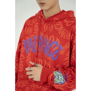 Áo Hoodie BOO Unisex Dáng Oversized In Pattern Dần Dần
