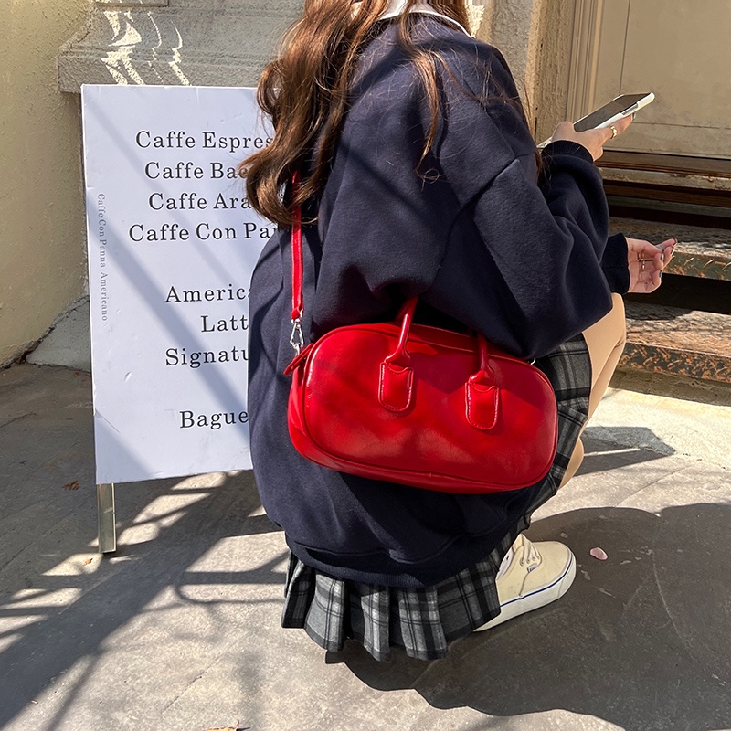 Túi Đeo Chéo Thiết Kế Đơn Giản Phong Cách retro Hàn Quốc Thời Trang Cho Nữ 2022