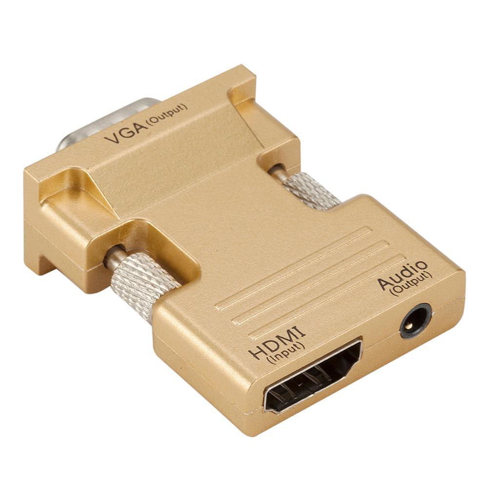 Đầu chuyển đổi cổng HDMI sang lỗ cắm VGA hỗ trợ tín hiệu 1080P