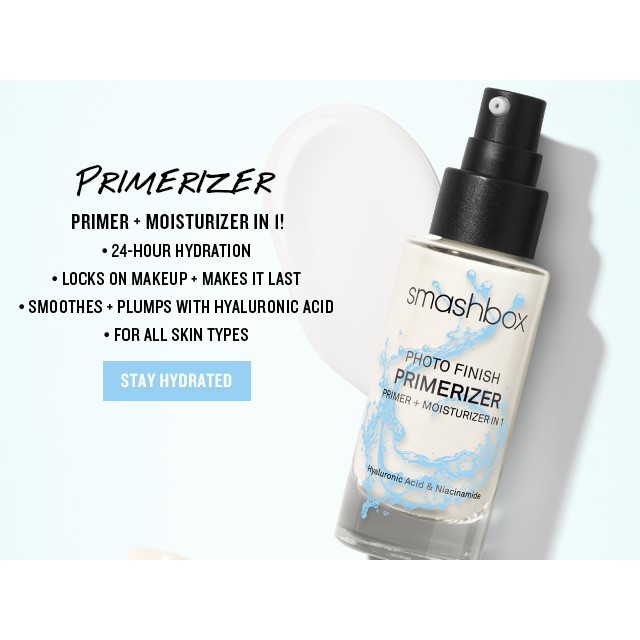 SMASHBOX 💞 Kem lót dưỡng ẩm Photo Finish Primerizer Moisturizing Primer